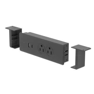 soket USB de design simples para mesa